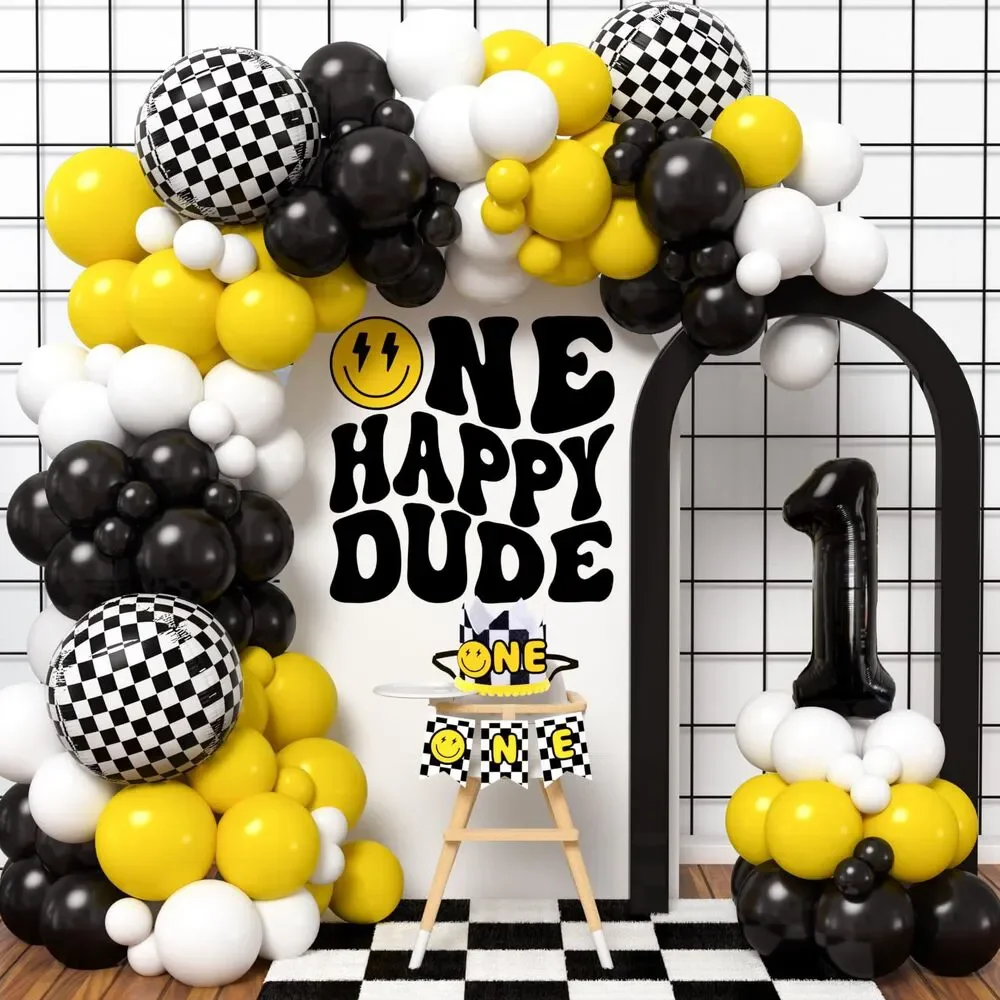 One Happy Dude Birthday Decorations, First 1st Birthday Decoration Kit